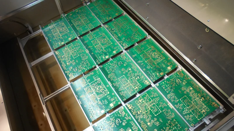 BLC820i 印刷电路板在制程室的载体上